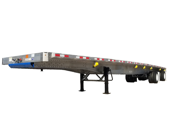 iso aluminum flatbed trailer from TransWorld Equipment
